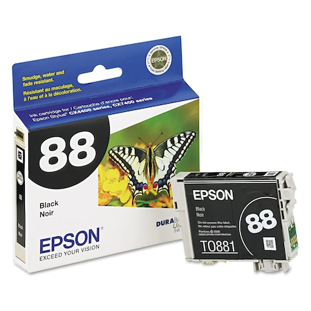 Epson T088120S (88) Ink, Black T088120-S